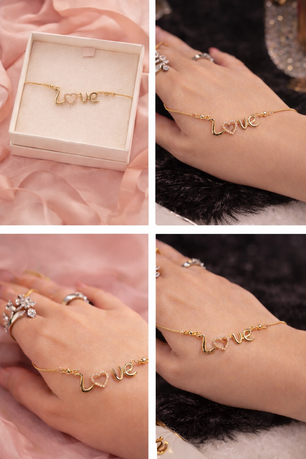 Gold Love Letter Necklace
