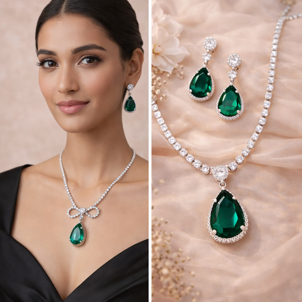 Rose Quartz Elegance Jewellery Set